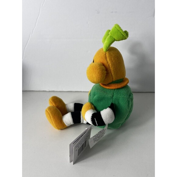 CompUSA Kids Pixel 1998 Yellow Green Robot 9” Stuffed Plush Toy - Picture 3 of 6